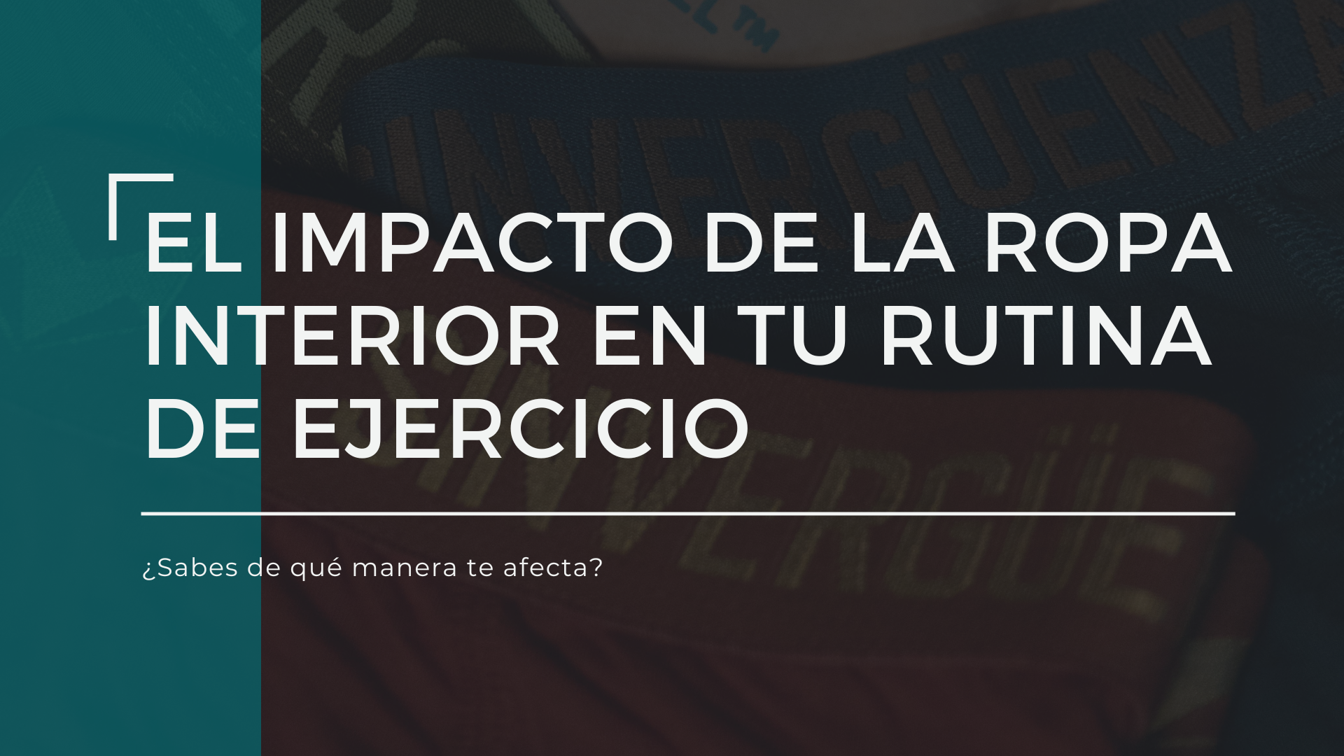 El impacto de la ropa interior en tu rutina de ejercicio
