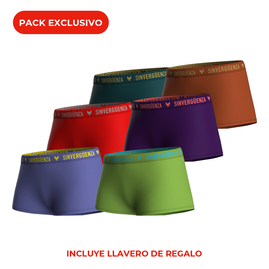 6-Pack Exclusivo Bóxer Mujer #1