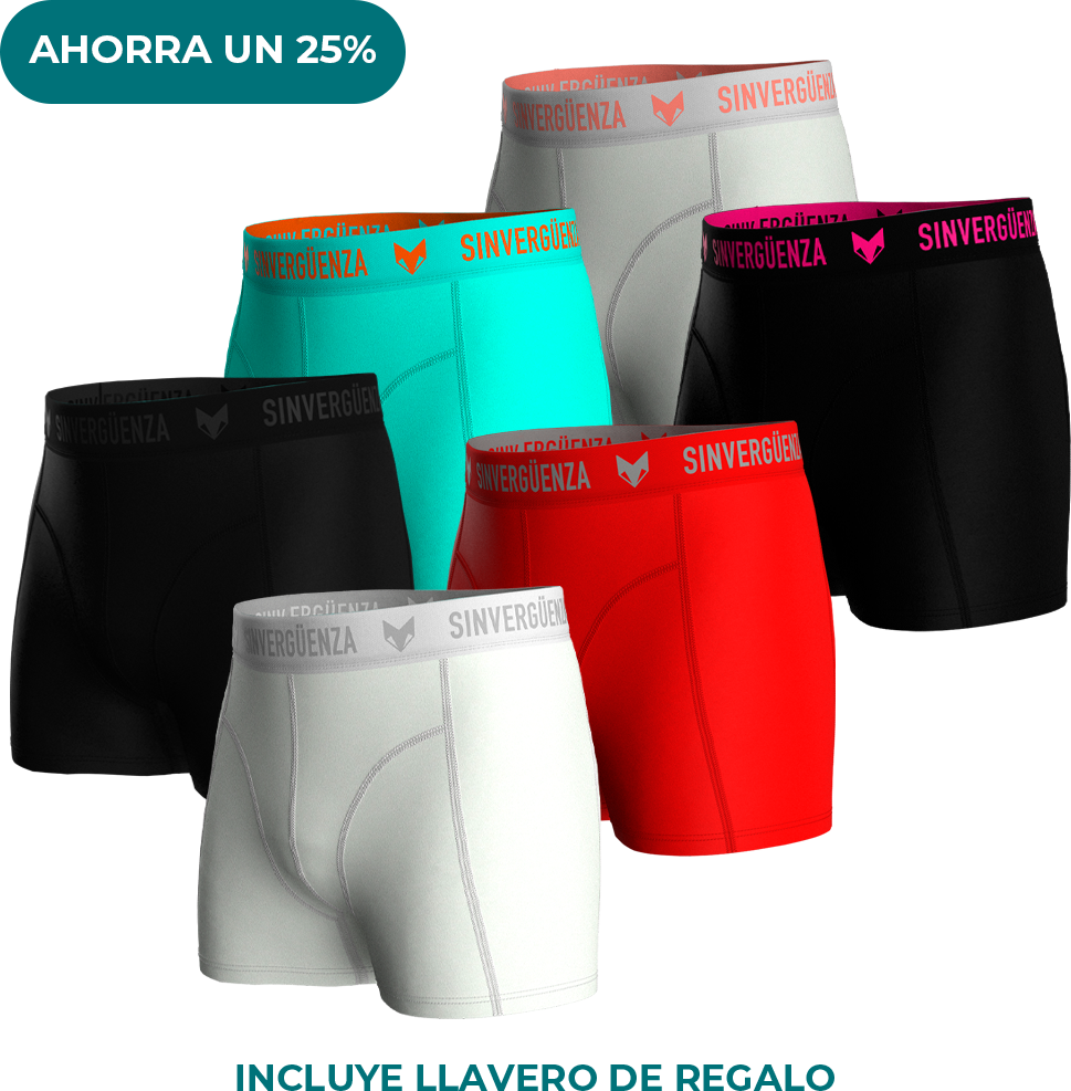 6-Pack Bóxer Hombre