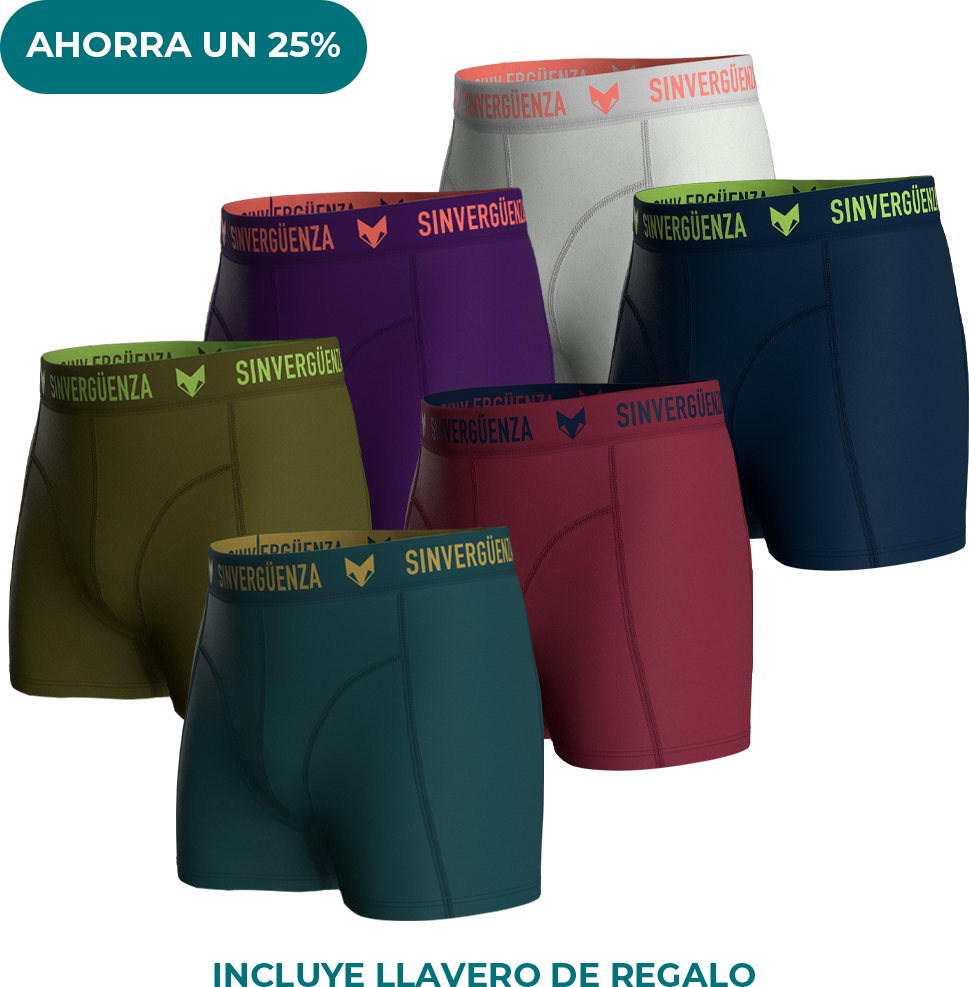 6-Pack Bóxer Hombre