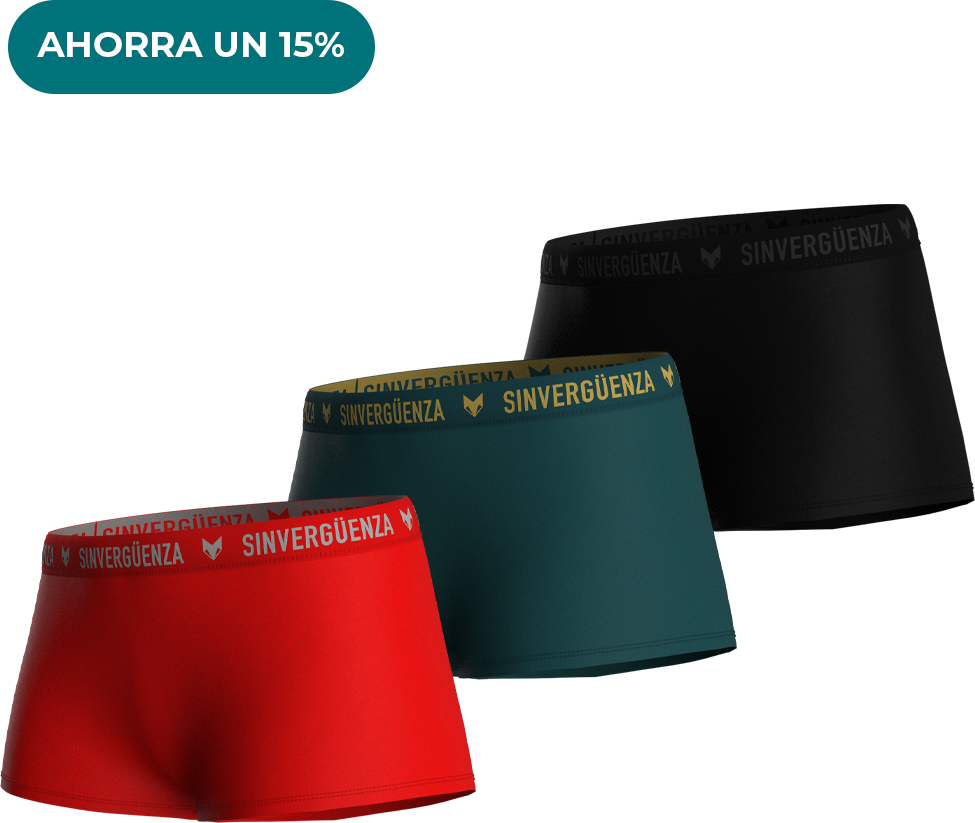 3-Pack Bóxer Mujer