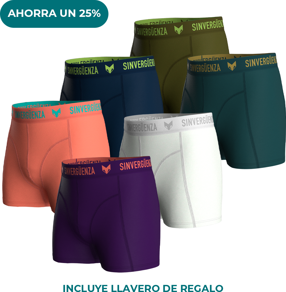 6-Pack Bóxer Hombre