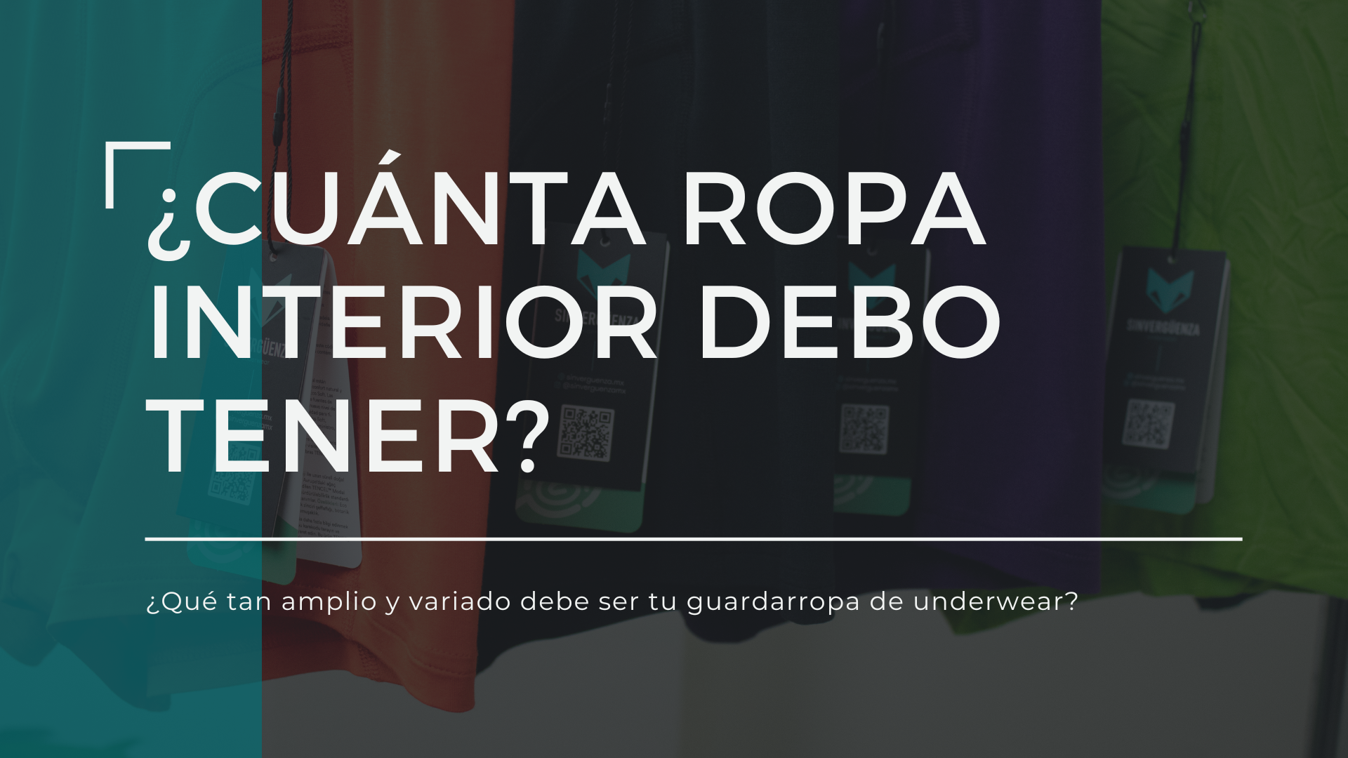 ¿Cuánta ropa interior debo tener?