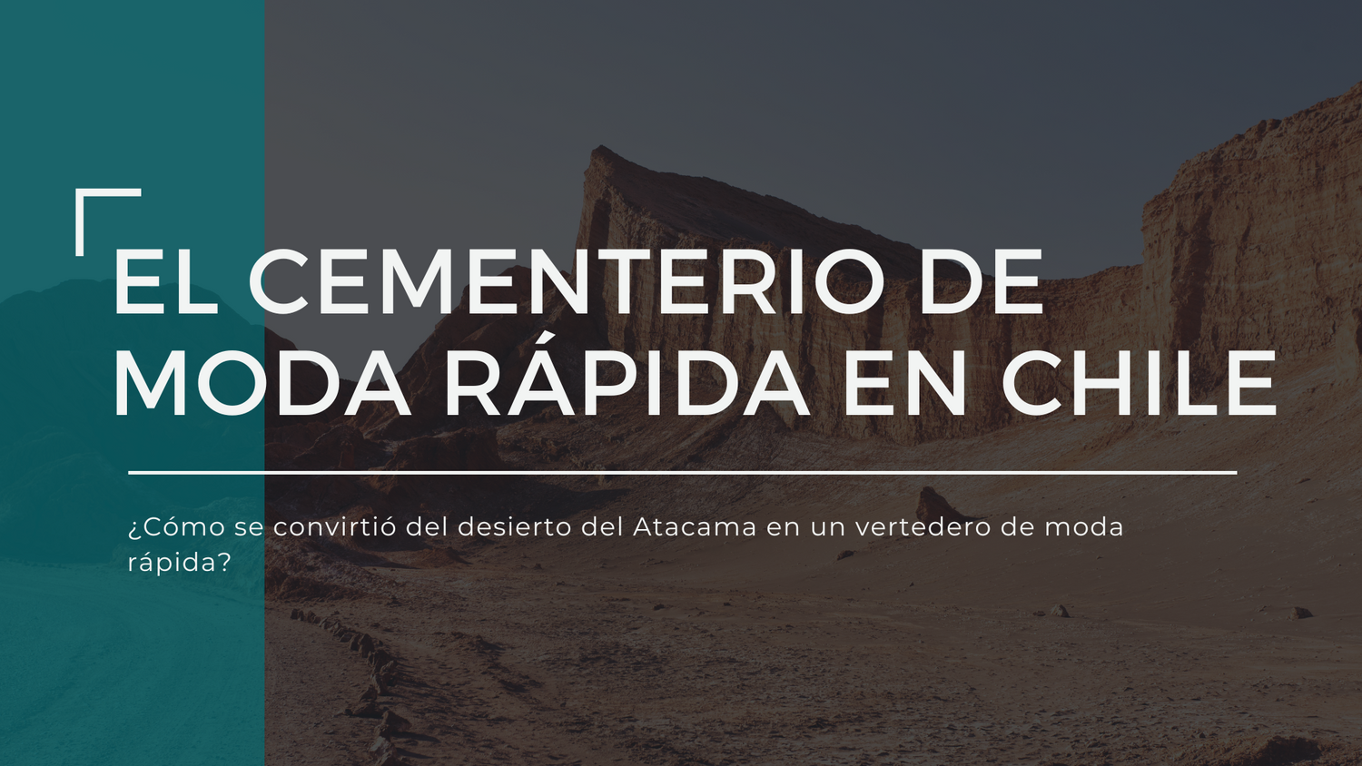 El cementerio de moda rápida en Chile