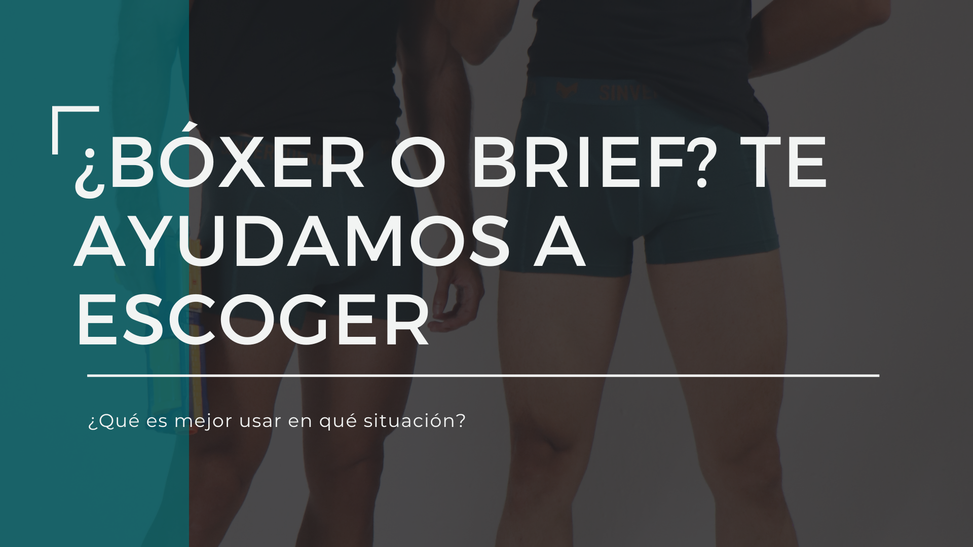 ¿Bóxer o Brief? Te ayudamos a escoger