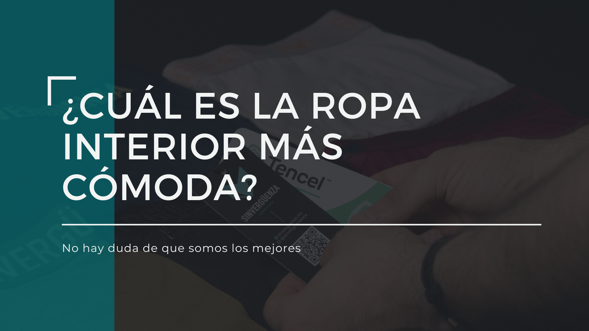 ¿Cuál es la ropa interior más cómoda?