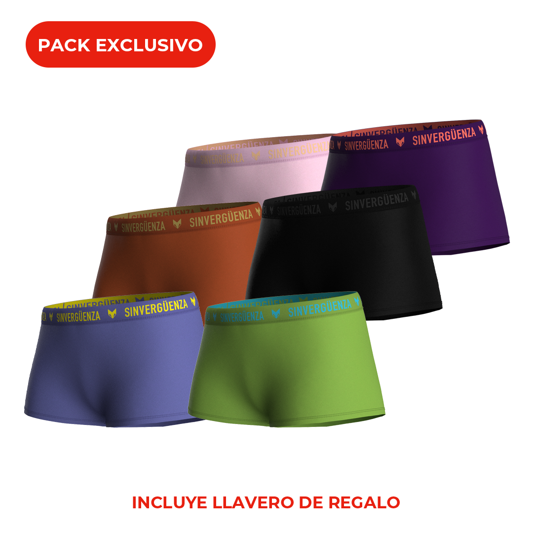 6-Pack Exclusivo Bóxer Mujer #3
